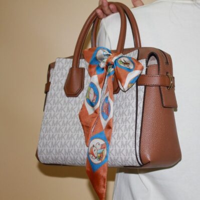 Animal Silk Ribbonie Scarf