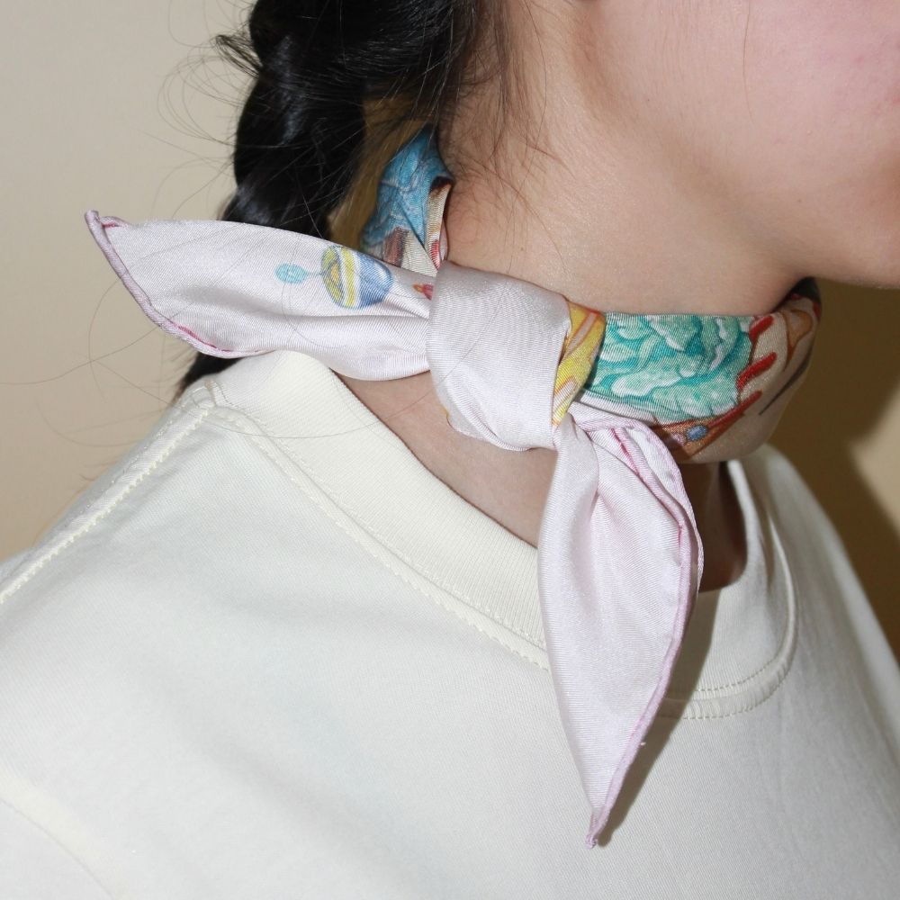 Youth Square Silk Scarf 45cm