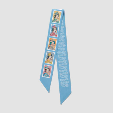 HER Silk Ribbonie Scarf - Blue