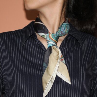Hope Square Silk Scarf 55cm