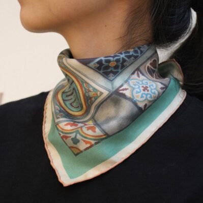 Hope Square Silk Scarf 45cm